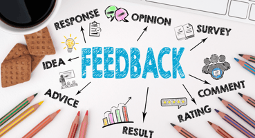 Silent feedback channels, such as advice, result, rating, comment, survey, opinion, response, and idea